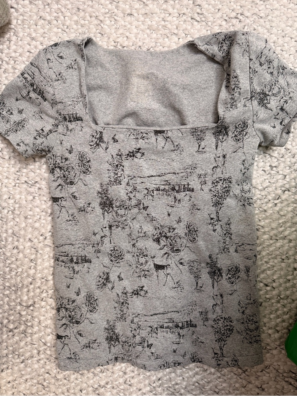 Free People Square-Neck Women's Top